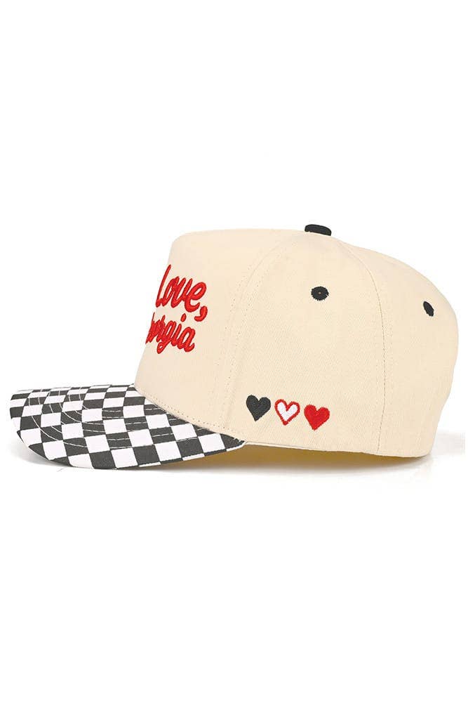 With Love, From Georgia Embroidered Baseball Cap