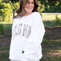 LULU MAC - CAMO WHITE SWEATSHIRT