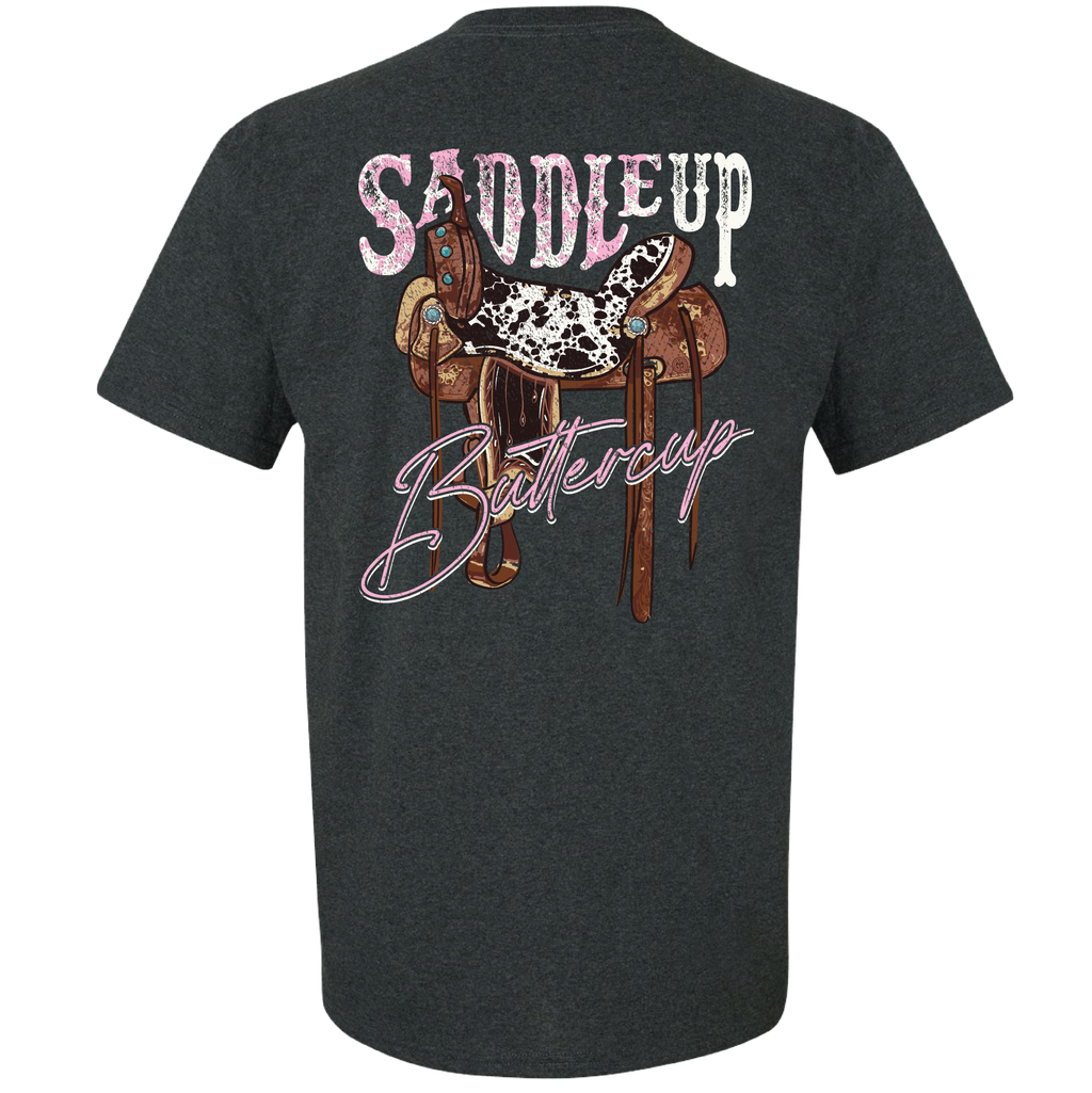 2717 Saddle Up SS Dark Heather: Dark Heather
