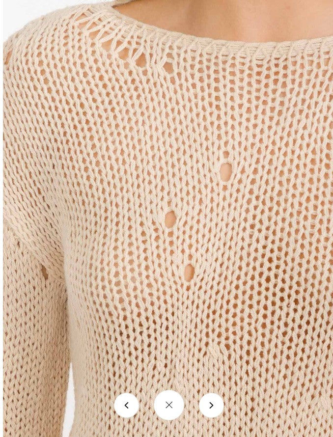 Long Sleeve Knit Pullover Sweater