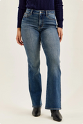 Judy Blue Mid Rise Daisy Bootcut Jeans