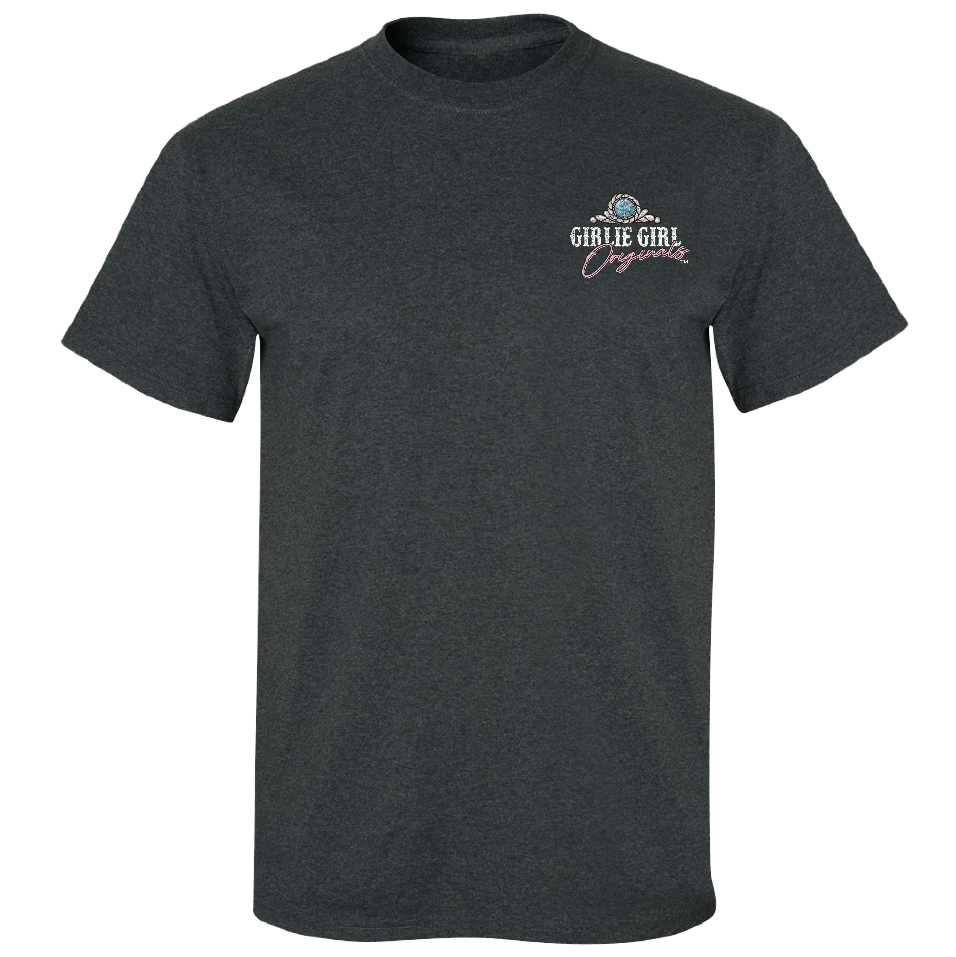 2717 Saddle Up SS Dark Heather Youth