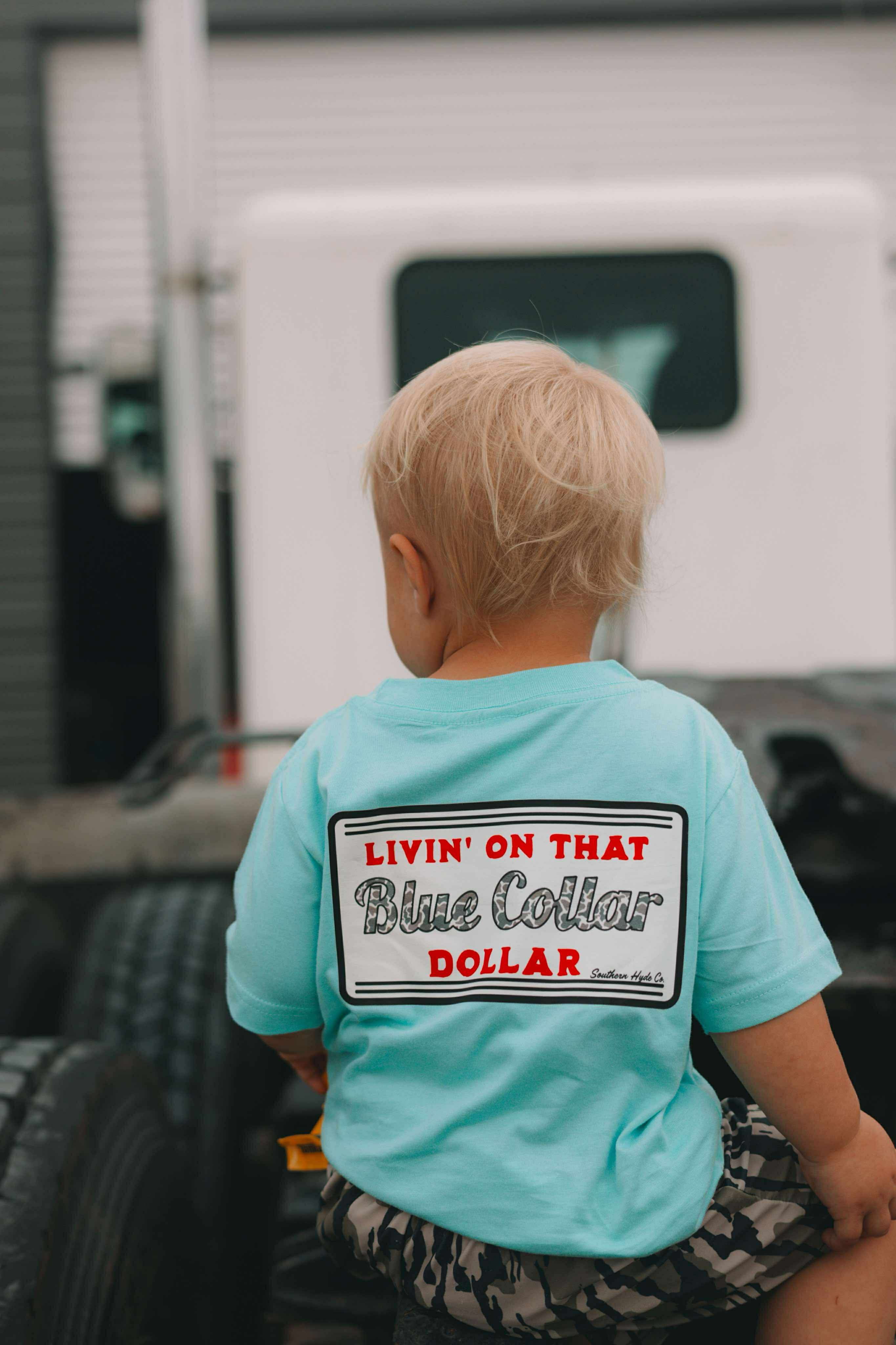 Southern Hyde Co. Blue Collar Dollar Toddler/Youth Tee